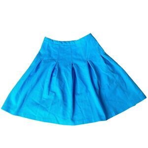 Alex Colman Vintage Blue Pleated Skirt